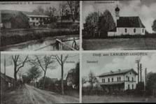 Postkarte aus Langenisarhofen (1931)